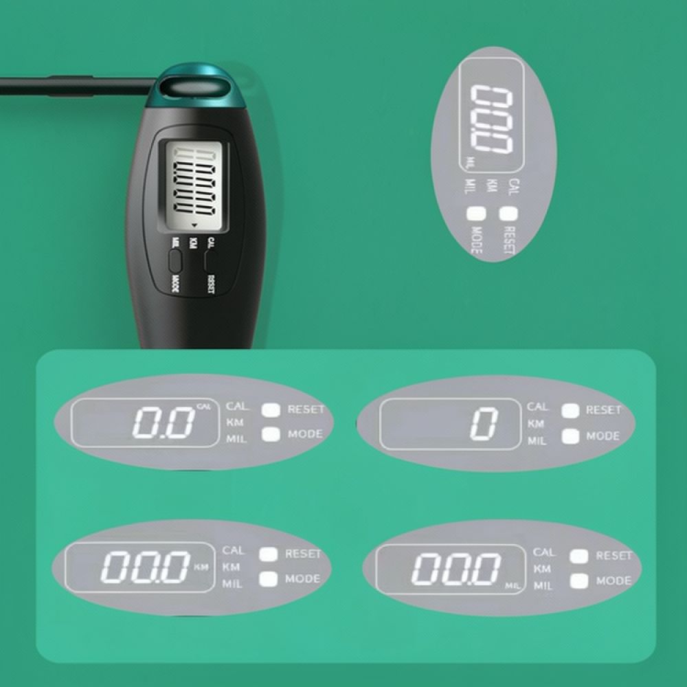Smart Jump Rope Digital Counter - Corda de saltar digital inteligente com