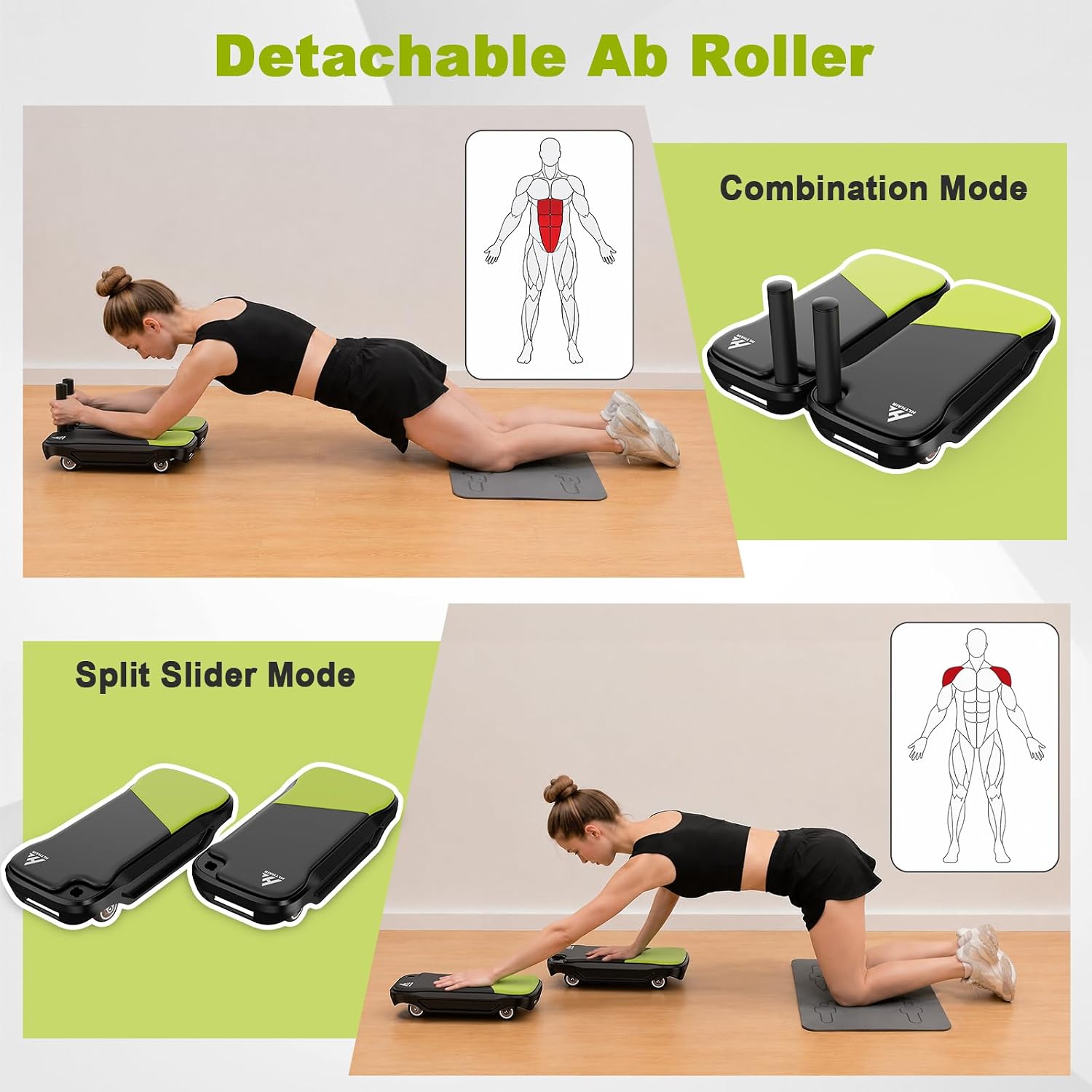 Treinador de Abdômen com Roda  - Ab Roller Wheel With Elbow Support avaliação e preço