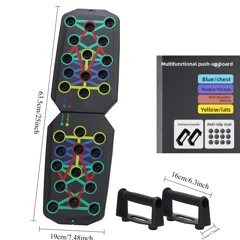 1 unidade de prancha de flexõe - Push Up Board Foldable Multi Function avaliação e preço
