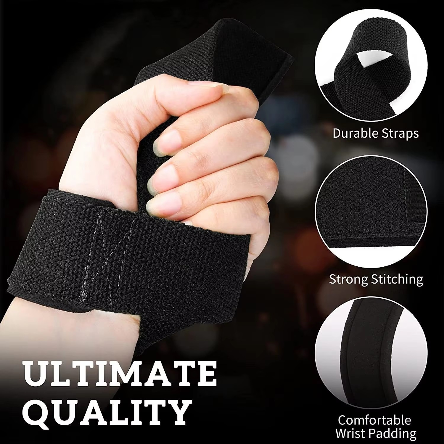 Cintas de Levantamento de Peso - Wrist Wraps Weightlifting Support avaliação e preço