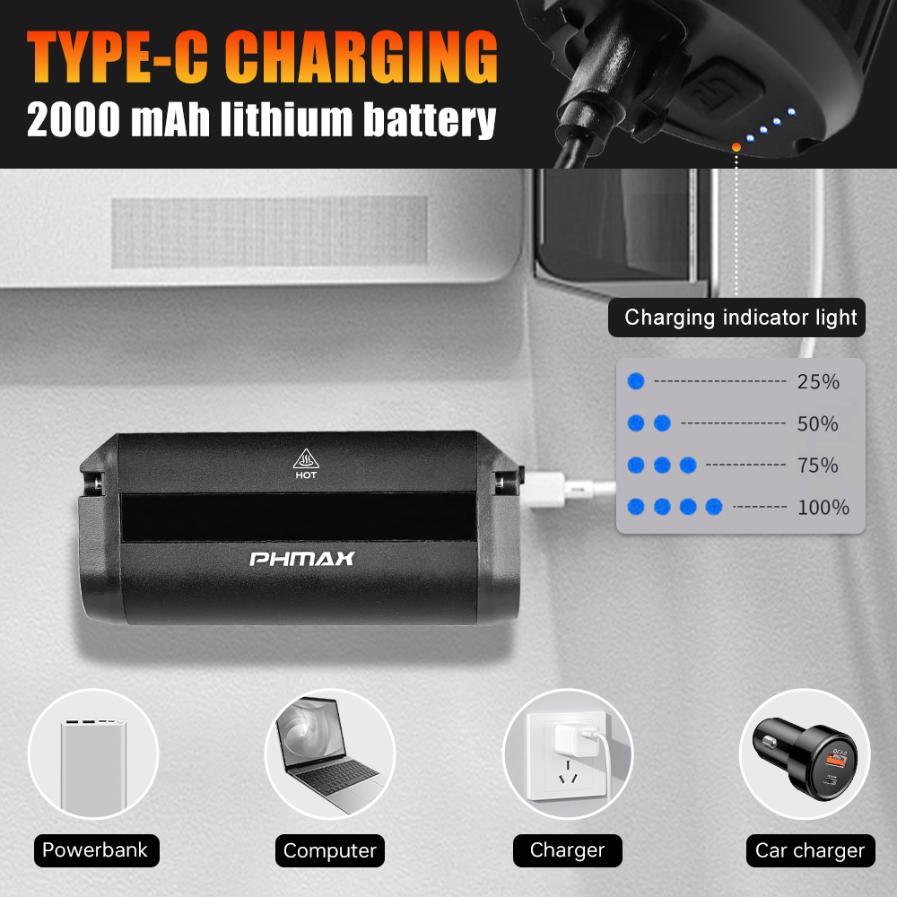Lanterna Frontal PHMAX para Bi - Rechargeable Bicycle Headlight 1000 Lumen avaliação e preço