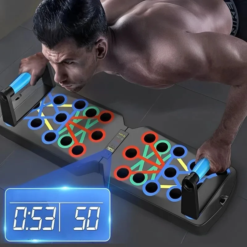 Conjunto de placa push-up port - Push Up Board Foldable Multi Function avaliação e preço