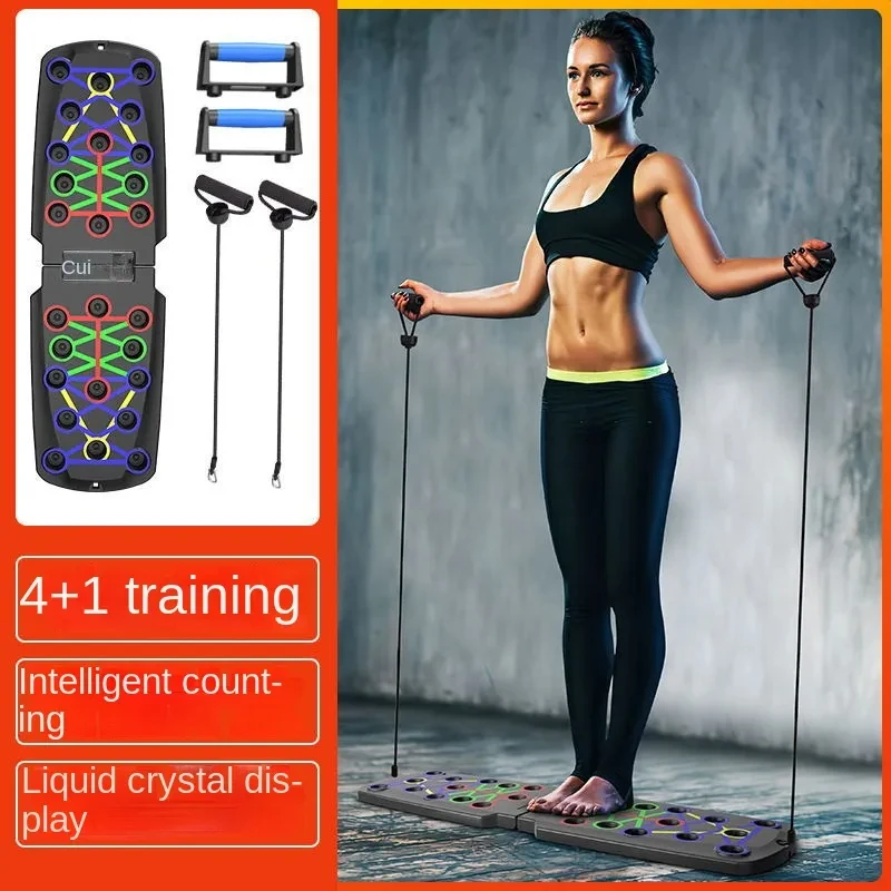 Conjunto de placa push-up port - Push Up Board Foldable Multi Function avaliação e preço