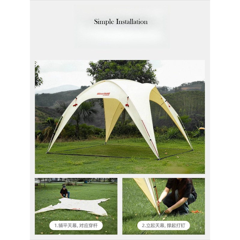 Tenda de campismo com estrutur - Camping avaliação e preço
